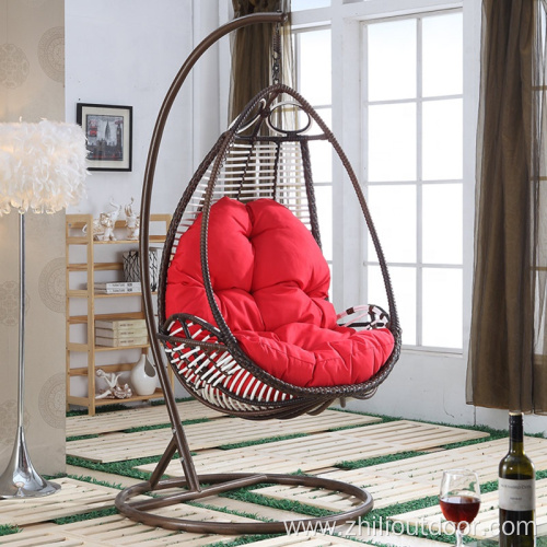 Hanging Wicker Standing Basket Chair Ppatio Egg Chair